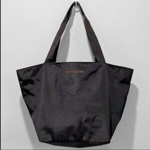 BLOOMINGDALE'S BLACK Shopping Nylon Zipper Tote